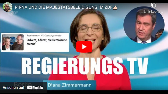 Pirna und die Majestätsbeleidigung im ZDF