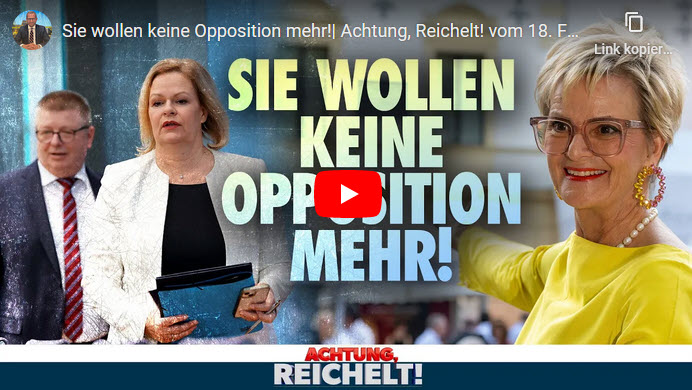 Achtung, Reichelt!: Sie wollen keine Opposition mehr!