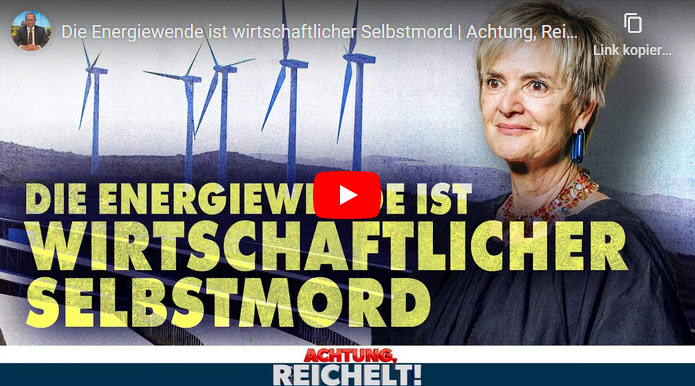 Achtung, Reichelt!: Energiewende ist wirtschaftlicher Selbstmord