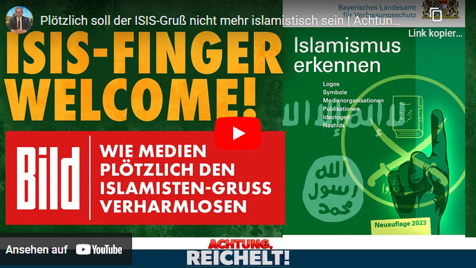 Achtung, Reichelt!: Plötzlich soll der ISIS-Gruß nicht mehr islamistisch sein