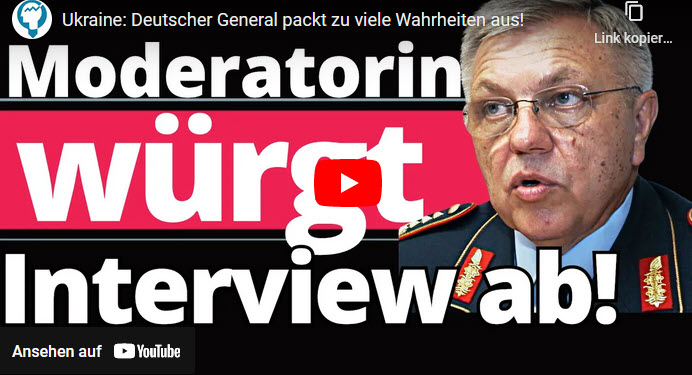 Ukraine: Deutscher Ex-General packt zu viele Wahrheiten aus!