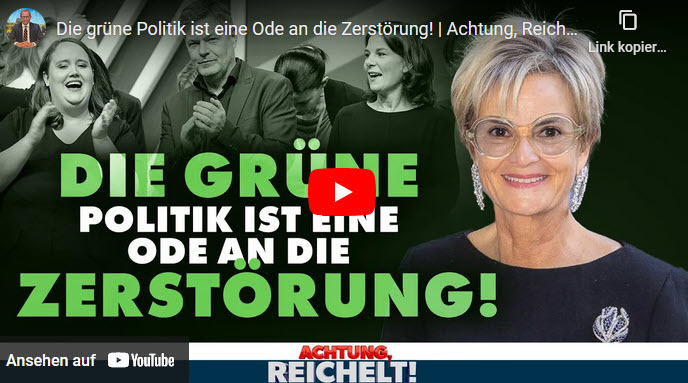 Achtung, Reichelt!: Grüne Politik ist eine Ode an die Zerstörung!