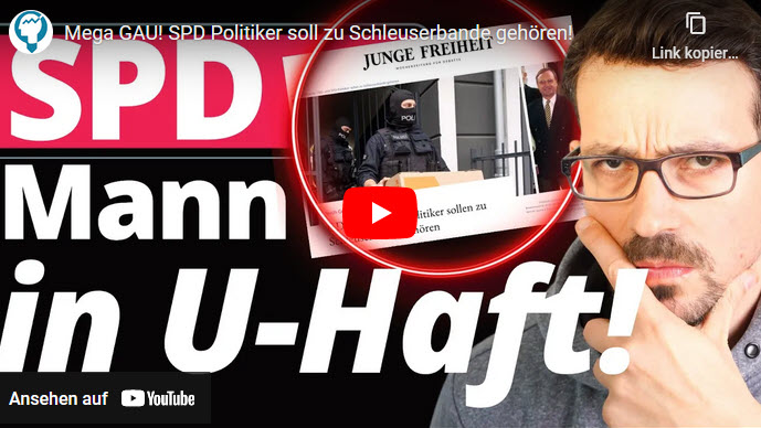 Mega GAU! SPD Politiker soll zu Schleuserbande gehören!
